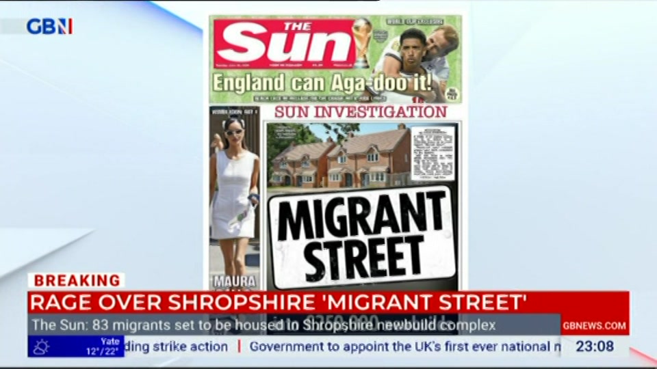 Still from GB News at 9:00