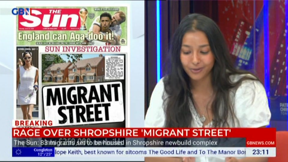 Broadcast still at 12m. GB News, New: Patrick Christys Tonight Late..., 29 June 2026.