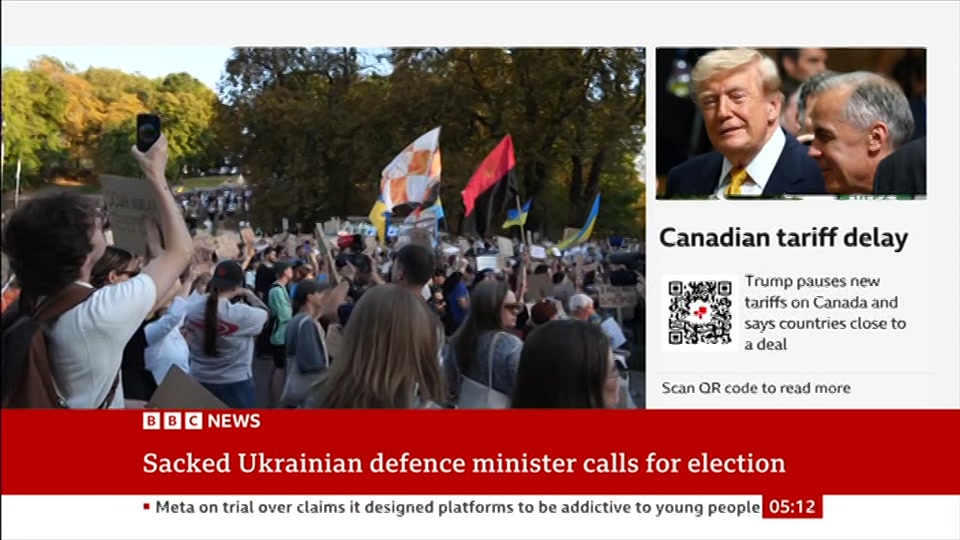 Still from BBC News at 12:00