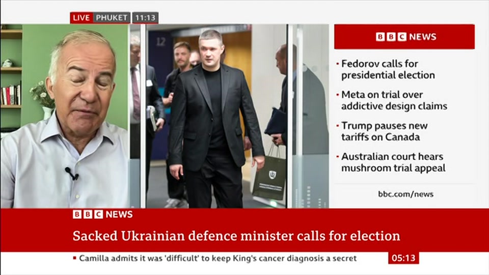 Broadcast still at 13m. BBC News, 19 August 2026.