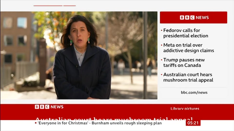 Still from BBC News at 21:00