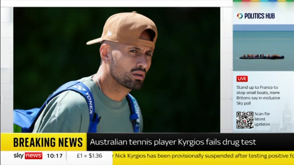 Broadcast still at 17m. Sky News, Sky News Today with Gareth Barlow, 19 August 2026.