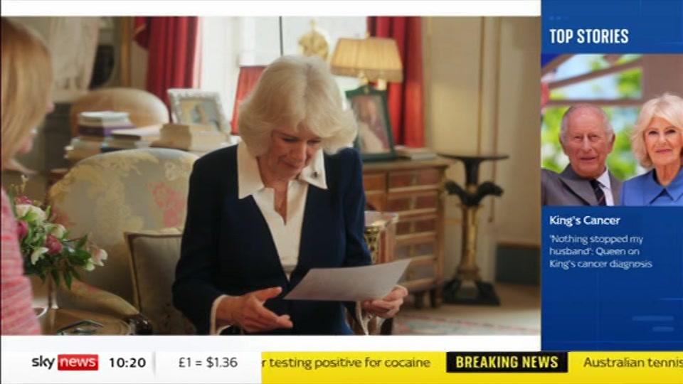 Broadcast still at 20m. Sky News, Sky News Today with Gareth Barlow, 19 August 2026.