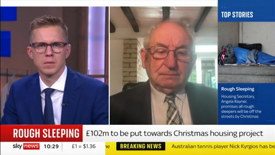 Broadcast still at 29m. Sky News, Sky News Today with Gareth Barlow, 19 August 2026.
