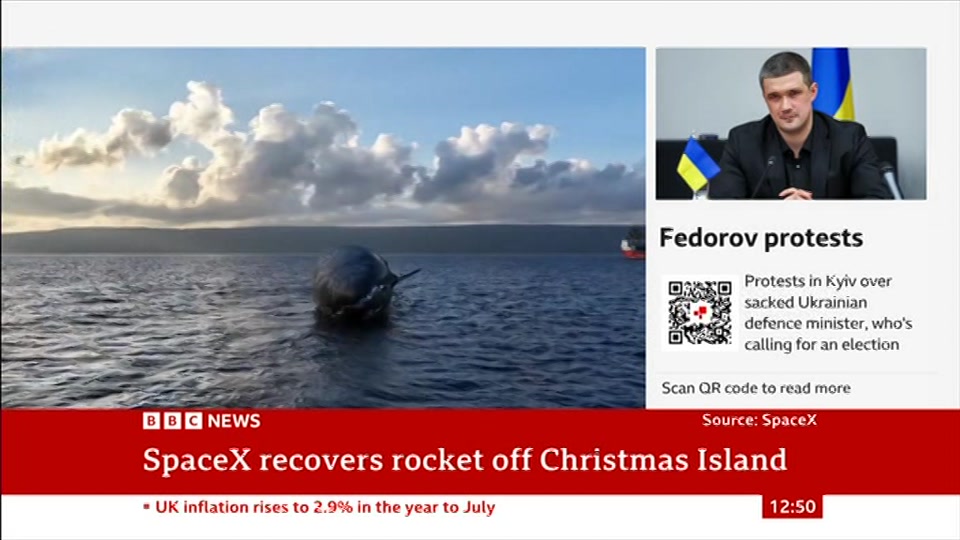 Still from BBC News at 20:00