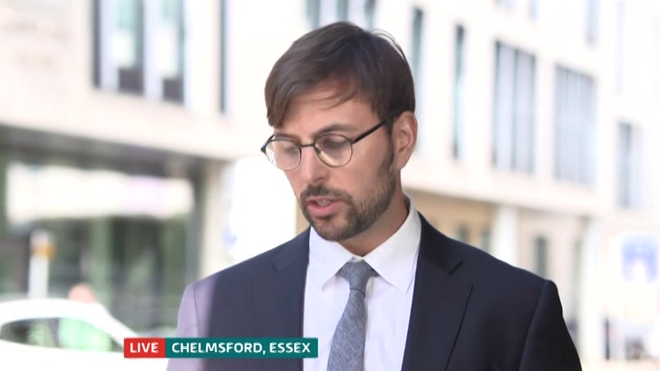 Broadcast still at 10m. ITV, ITV Lunchtime News, 19 August 2026.