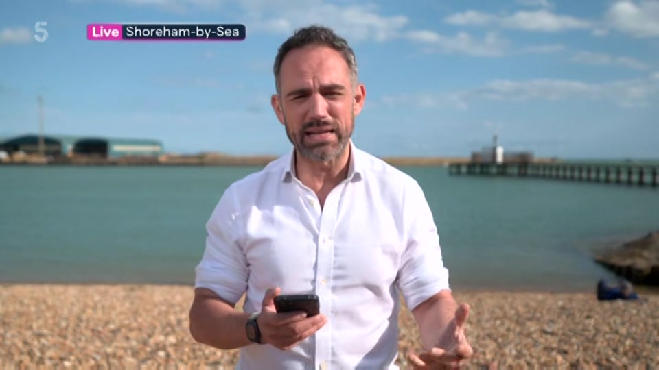 Still from Channel 5 at 2:00