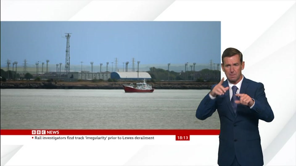 Still from BBC News at 13:00
