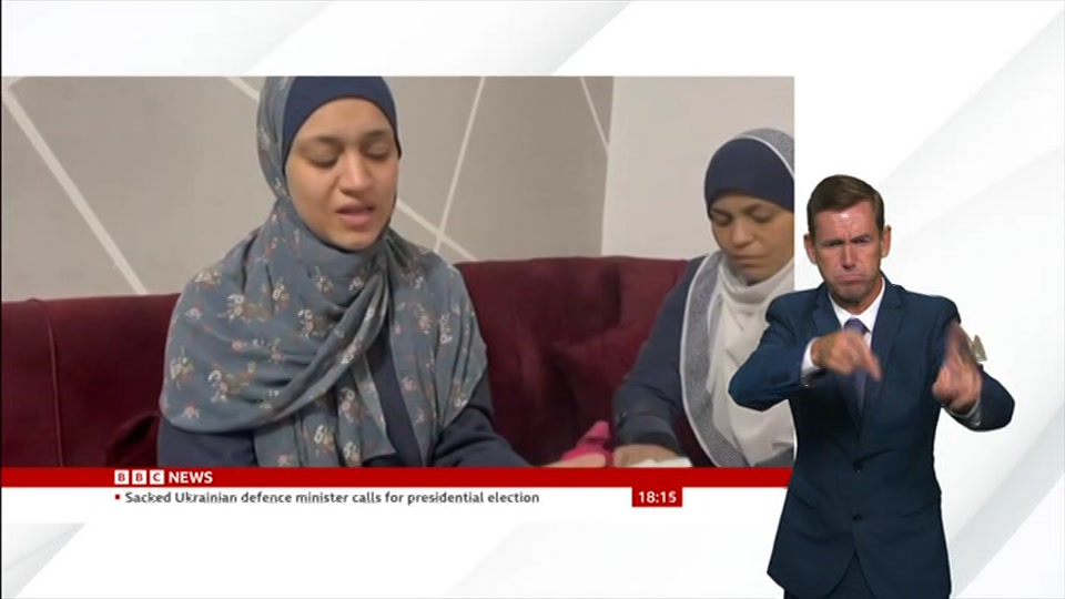 Broadcast still at 15m. BBC News, Signed: BBC News at Six, 19 August 2026.
