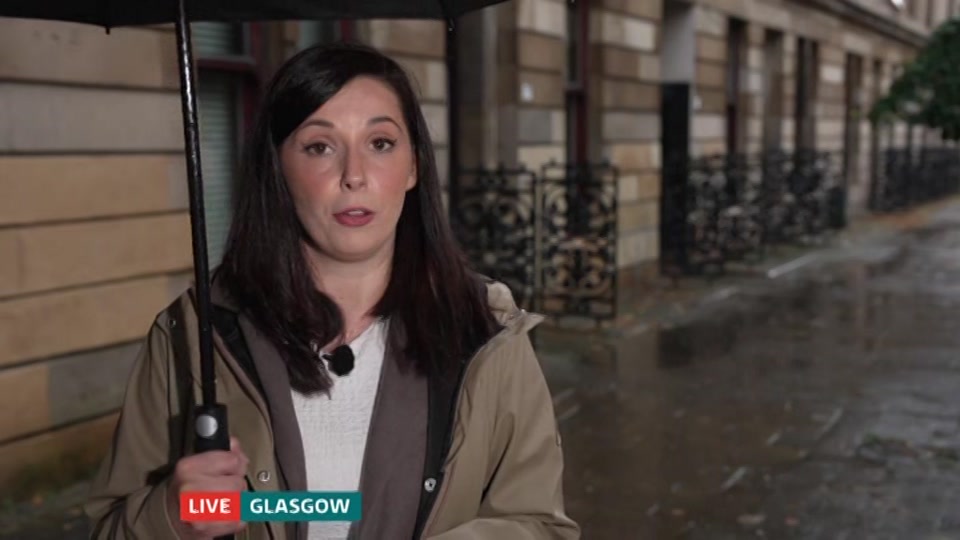 Broadcast still at 43m. ITV, ITV Evening News, 19 August 2026.