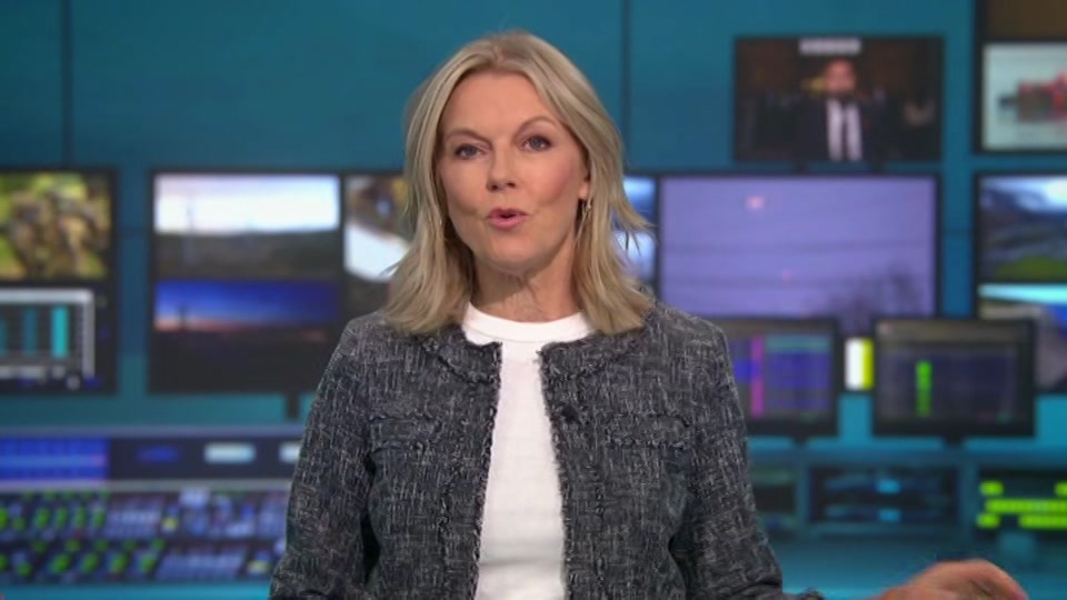 Broadcast still at 49m. ITV, ITV Evening News, 19 August 2026.