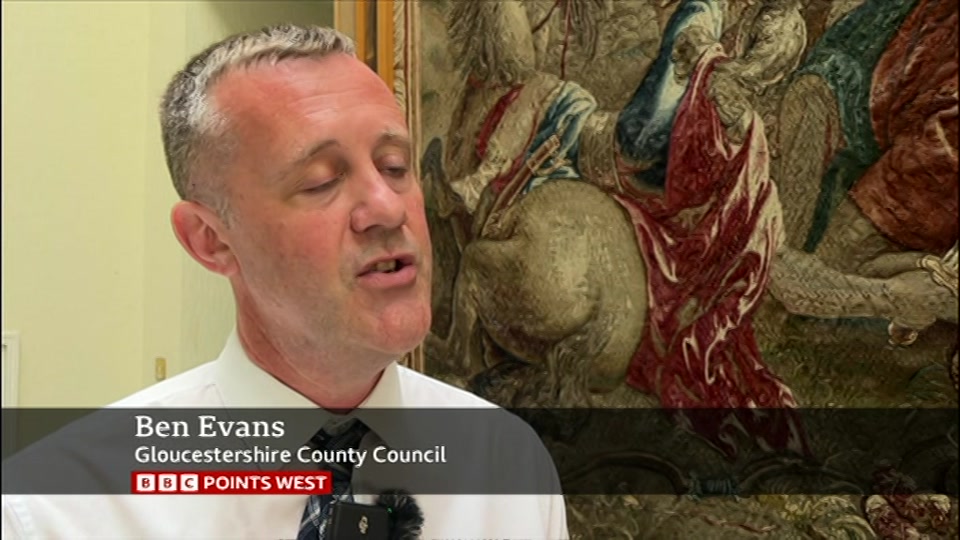 Broadcast still at 21m. BBC ONE West, BBC News at One including..., 10 July 2026.