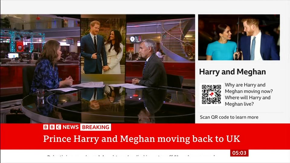 Still from BBC News at 3:00