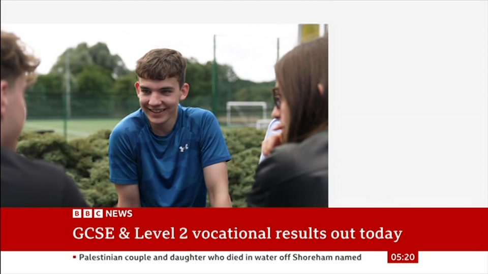 Still from BBC News at 20:00