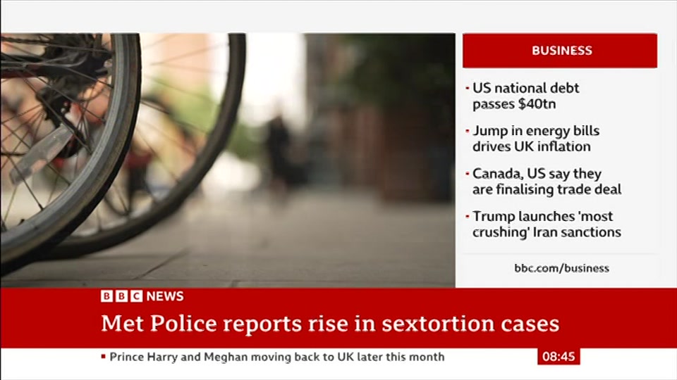 Still from BBC News at 15:00
