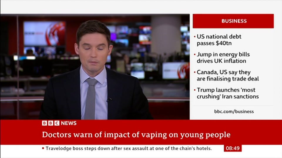 Still from BBC News at 19:00
