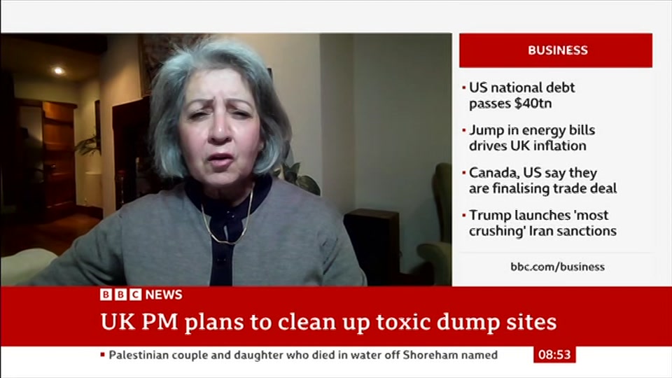 Broadcast still at 23m. BBC News, 20 August 2026.