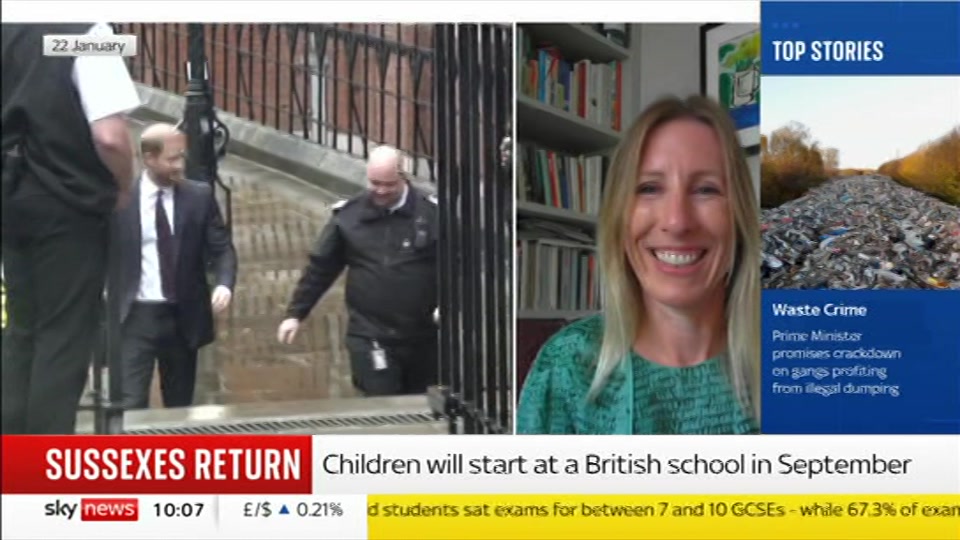 Broadcast still at 7m. Sky News, Sky News Today with Gareth Barlow, 20 August 2026.