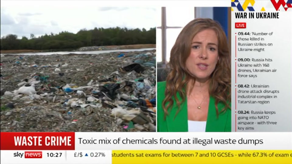 Broadcast still at 27m. Sky News, Sky News Today with Gareth Barlow, 20 August 2026.