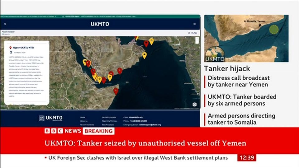 Still from BBC News at 9:00