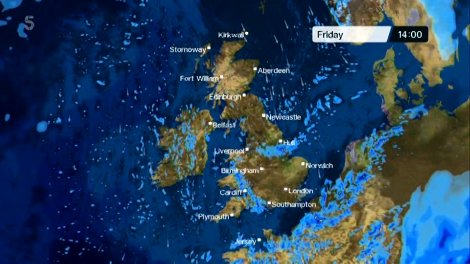 Broadcast still at 2m. Channel 5, 5 News at Lunchtime, 20 August 2026.