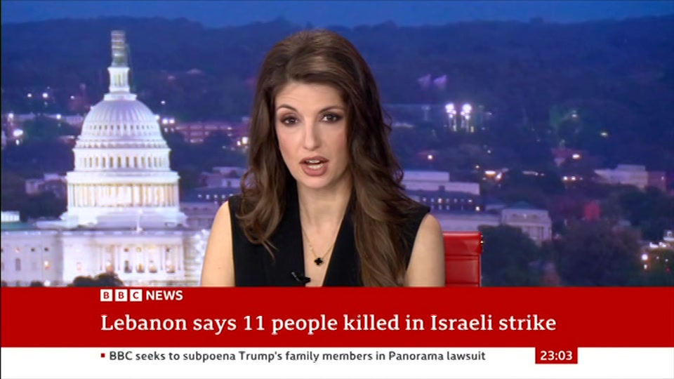 Still from BBC News at 3:00