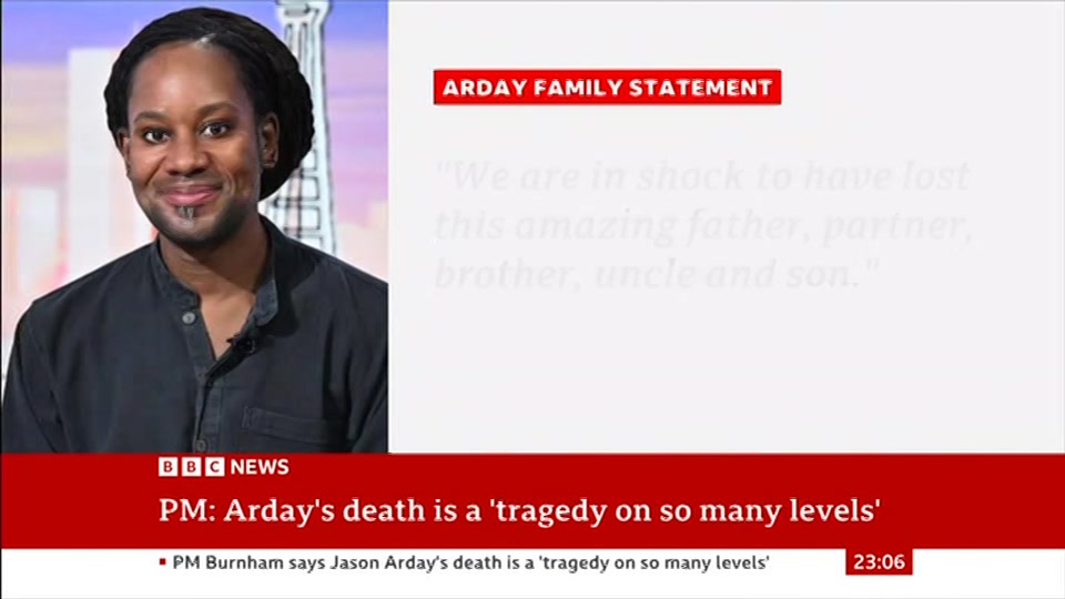 Still from BBC News at 6:00