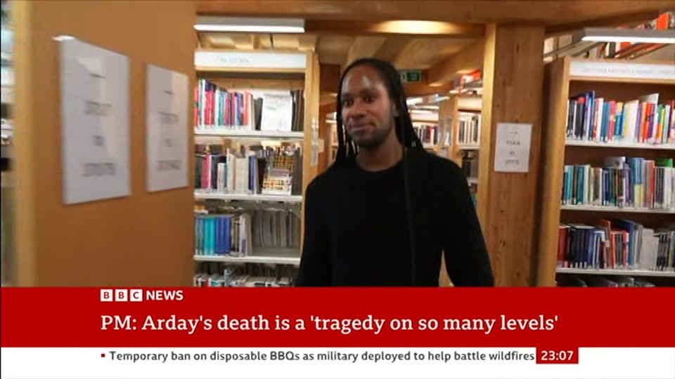 Broadcast still at 7m. BBC News, 15 August 2026.