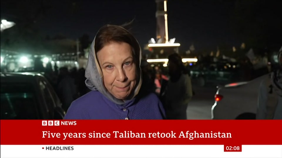 Still from BBC News at 8:00