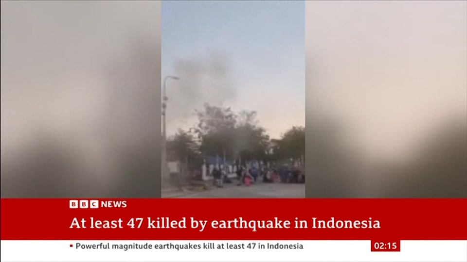 Still from BBC News at 15:00