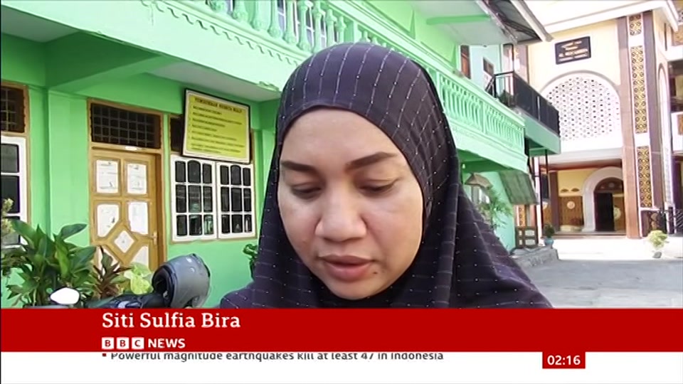 Broadcast still at 16m. BBC News, 16 August 2026.