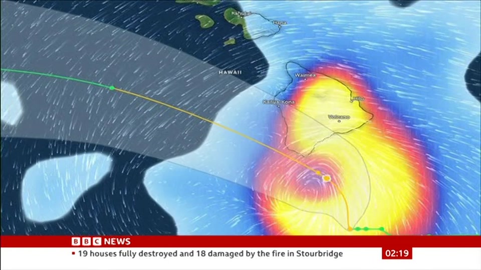 Broadcast still at 19m. BBC News, 16 August 2026.