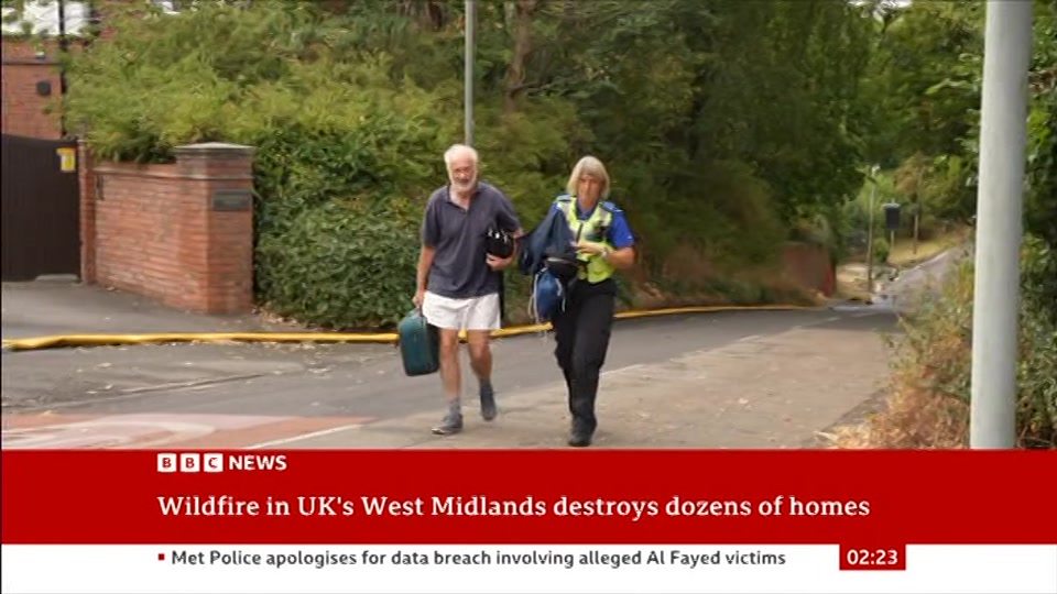 Still from BBC News at 23:00