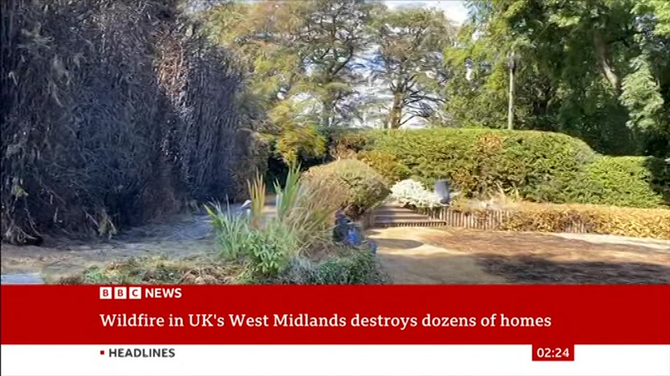 Broadcast still at 24m. BBC News, 16 August 2026.