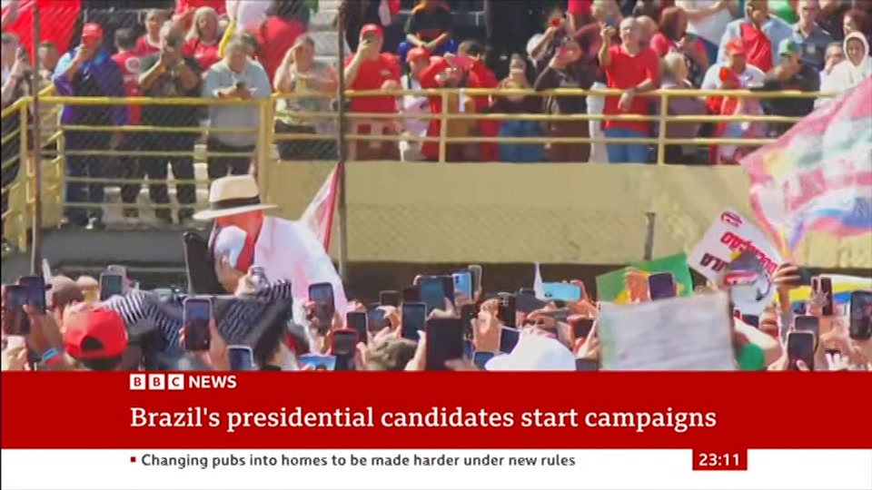 Broadcast still at 11m. BBC News, 16 August 2026.
