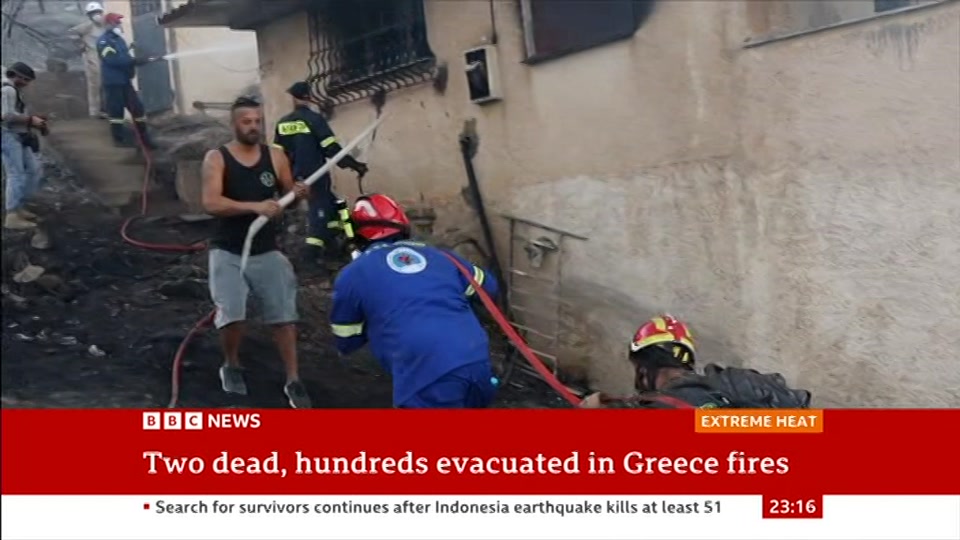 Still from BBC News at 16:00