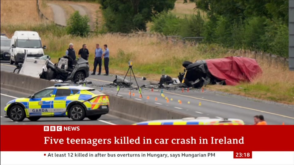 Still from BBC News at 18:00