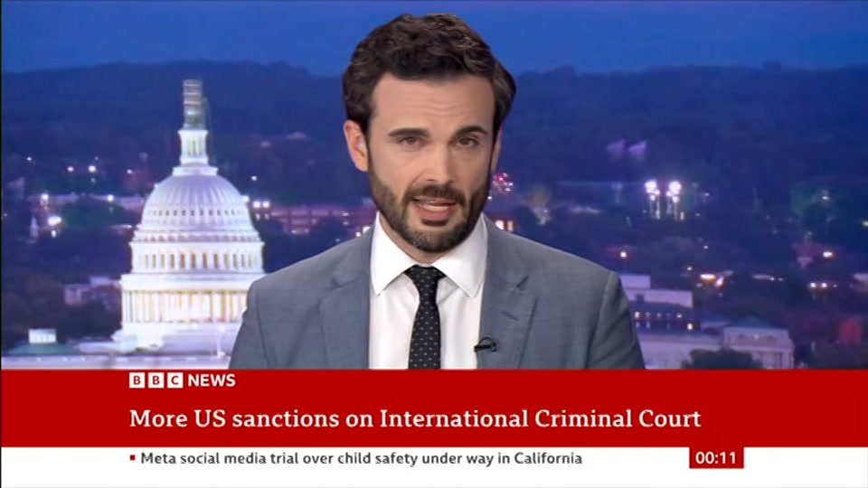 Still from BBC News at 11:00