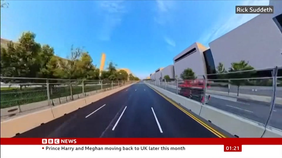 Still from BBC News at 21:00