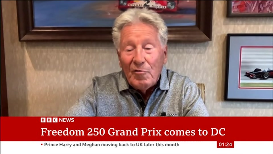 Broadcast still at 24m. BBC News, 21 August 2026.