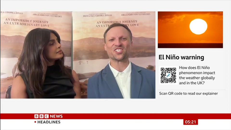 Still from BBC News at 21:00