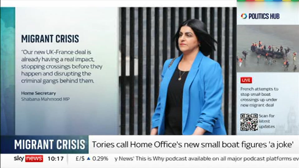 Broadcast still at 17m. Sky News, Sky News Today with Sam Washington, 21 August 2026.