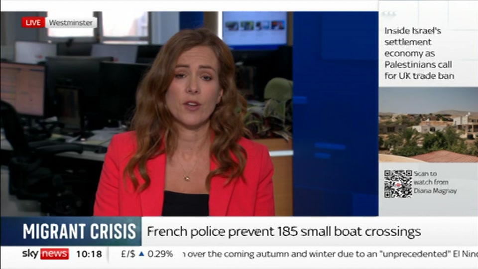 Still from Sky News at 18:00