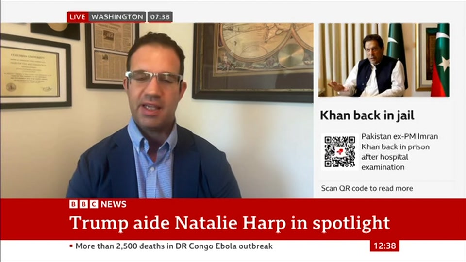 Still from BBC News at 8:00