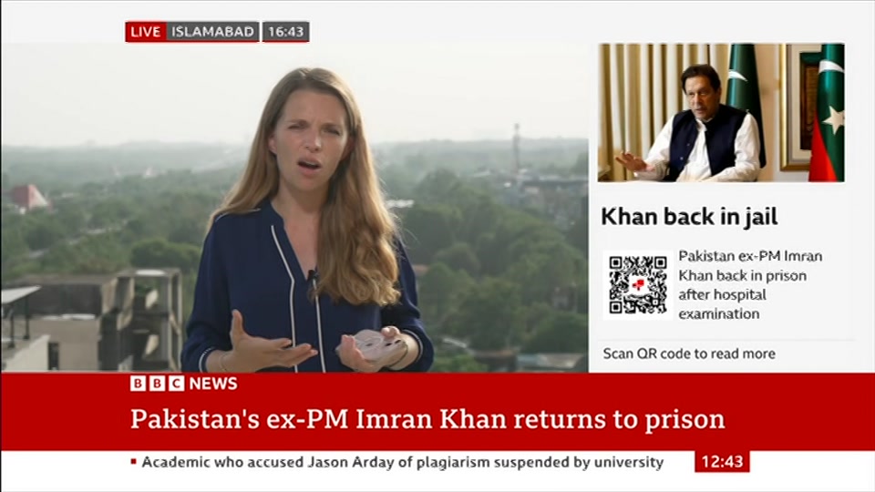 Still from BBC News at 13:00
