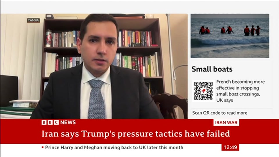 Broadcast still at 19m. BBC News, BBC News Now, 21 August 2026.