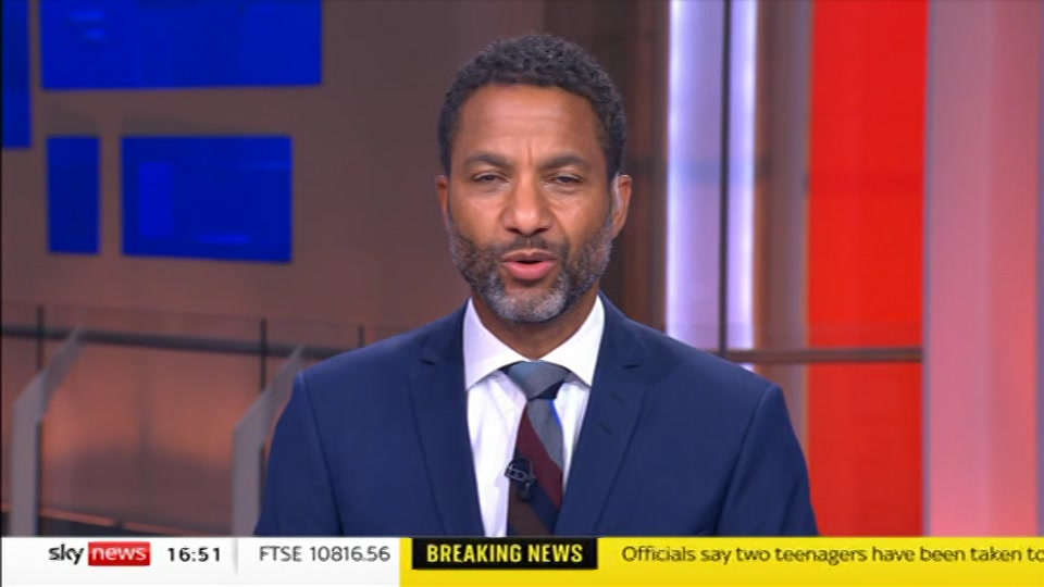 Still from Sky News at 21:00