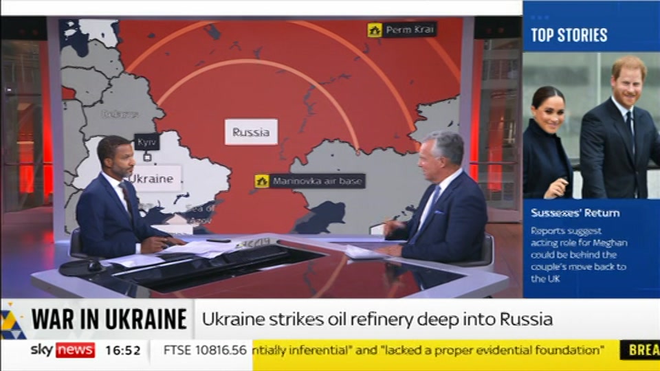 Still from Sky News at 22:00