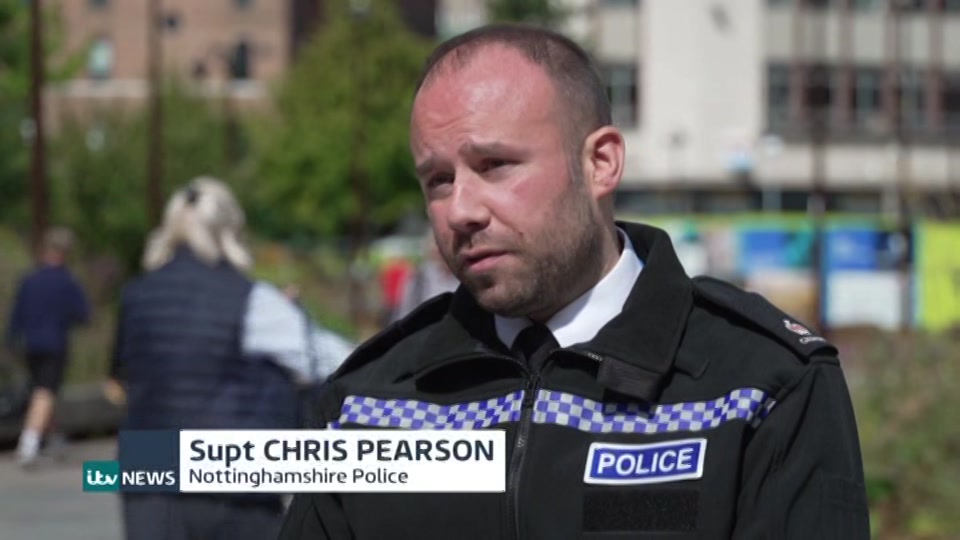 Broadcast still at 19m. ITV, ITV Evening News, 21 August 2026.