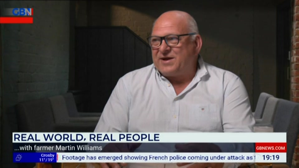 Still from GB News at 19:00